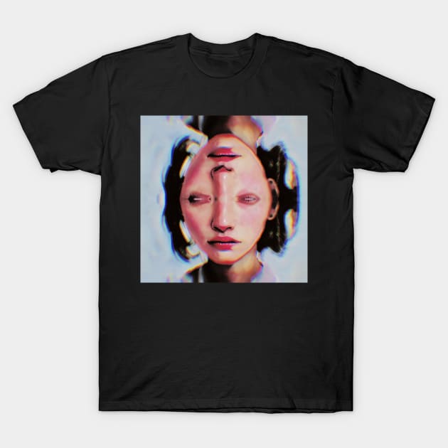 PRINTS - Abstract Glitch Art T-Shirt by raspberry-tea